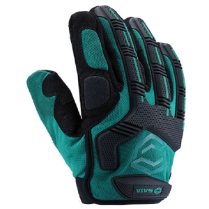 手套质量8 600X600 SF0904 世达经典绿机械型防冲击手套9"